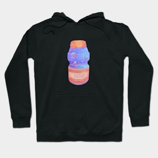 yakult, space, neon, cute, Planets, Galaxy, Kawaii, Pastel Hoodie